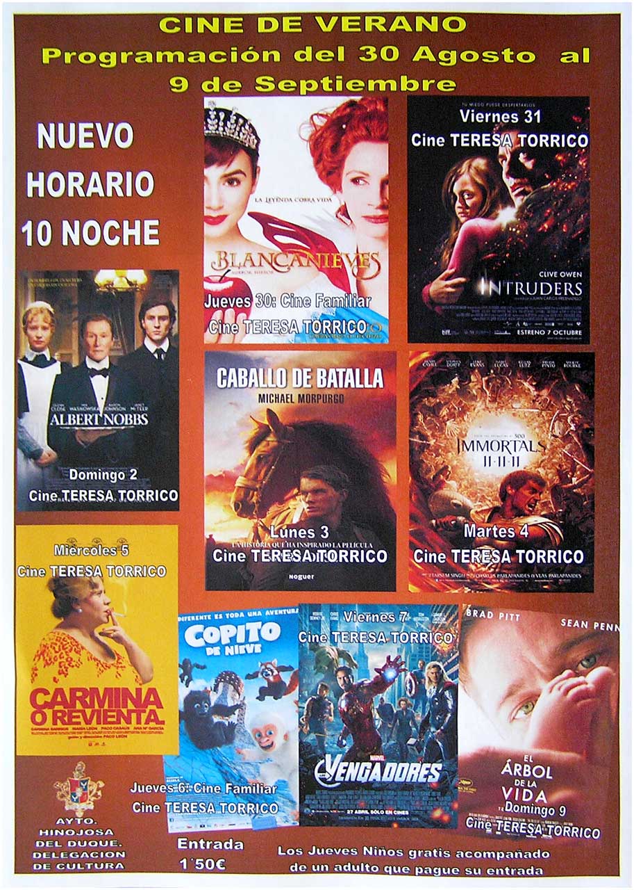 Cine de verano 2012